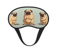 Niedliche Schlafmaske für Damen und Herren, Schlafmaske zum Schlafen, lichtblockierend, Schlafmaske mit elastischem Band, Augenbinde für Flugschläfer, weich, atmungsaktiv, Reiseaugenabdeckung für