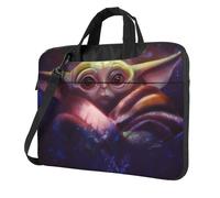 Niedliche Star Wars Baby Yoda Laptop-Hülle, Computerhülle, Notebook-Hülle, PC-Umhängetasche, Tablet-Hülle, Neopren-Griffhülle