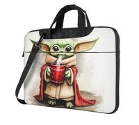 Niedliche Star Wars Baby Yoda Laptop-Hülle, Computerhülle, Notebook-Hülle, PC-Umhängetasche, Tablet-Hülle, Neopren-Griffhülle