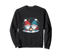 Niedliche Weihnachtswichtel Paar Sweatshirt