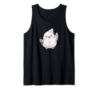 Niedliche winkende Shima Enaga Japanische Schneefee in Strickmütze Tank Top