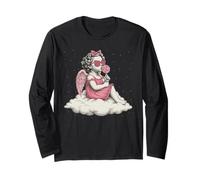 Niedlicher Amor Valentinstag Engel Herz Lutscher Langarmshirt