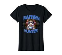 Niedlicher Axolotl isst Ramen Cartoon Ramen Hunter Nudelliebhaber Preisgünstiges Grafik-T-Shirt