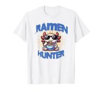 Niedlicher Axolotl isst Ramen Cartoon Ramen Hunter Nudelliebhaber Preisgünstiges Grafik-T-Shirt