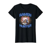 Niedlicher Axolotl isst Ramen Cartoon Ramen Hunter Nudelliebhaber Preisgünstiges Grafik-T-Shirt