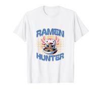 Niedlicher Axolotl isst Ramen Cartoon Ramen Hunter Nudelliebhaber Preisgünstiges Grafik-T-Shirt