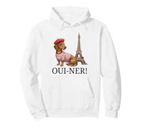 Niedlicher Dackel Geschenk Paris Oui-Ner Ouiner Wiener Eiffelturm Pullover Hoodie