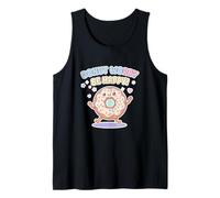 Niedlicher Donut Worry Be Happy Cute Kawai Muffin Lustiges Wortspiel Tank Top