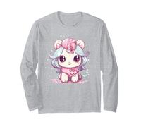 Niedlicher Einhorn-Pyjama für Mädchen, magische Träume Langarmshirt
