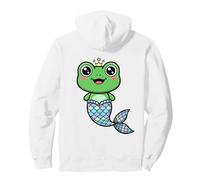 Niedlicher Frosch Meerjungfrau Kawaii Prinz Krone Pastell Schwanz Pullover Hoodie