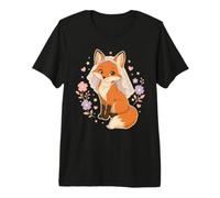 Niedlicher Fuchs-Brautschleier für Junggesellinnenabschiede Premium T-Shirt