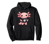 Niedlicher Goth Axolotl Punk Rock Schädel Emo Pastell Kawaii Pullover Hoodie