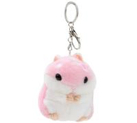 Niedlicher Hamster-Schlüsselanhänger - weicher Plüsch-Nagetier-Anhänger, Cartoon-Tier-Schlüsselanhänger, Mini-Taschen-Hängedekoration mit flauschiger | Entzückendes Accessoire für Handtaschen,