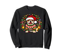 Niedlicher Hund in Weihnachtsmannmütze, für Kinder, Weihnachten, Urlaub, lustiges Tier Sweatshirt