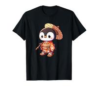 Niedlicher japanischer Kimono, Pinguin, traditionelles Japanisches Design Preisgünstiges Grafik-T-Shirt