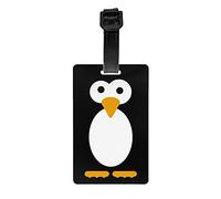 Niedlicher Pinguin-Reisegepäckanhänger - Persönliche Identifikation, langlebig, wiederverwendbar und wasserdicht, Kofferanhänger für Vielflieger, Geschäftsreisende und Familienreisen