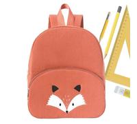 Niedlicher Rucksack für die Schule, trendiger Rucksack mit mehreren Taschen, Fuchsbraun, Refer to description, Unisex