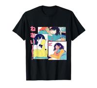 Niedlicher Schlafanzug-Mädchen, Anti-Montag, müde Manga, Anime-Schlaf T-Shirt
