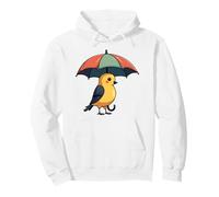 Niedlicher Vogel unter Regenschirm Grafik Geschenk für Männer Frauen Kinder Pullover Hoodie