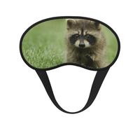 Niedlicher Waschbär-Modedruck,Vollständige Augenabdeckungen, lichtundurchlässige Schlafmasken, Verdunkelungs-Augenschützer