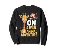 Niedliches Dschungel-Abenteuer für Kinder Sweatshirt