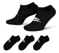 Niedrige Baumwollsocken Nike SPORTSWEAR EVERYDAY ESSENTIAL (3 PAIRS) schwarz DX5075-010 - S