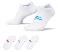 Niedrige Baumwollsocken Nike SPORTSWEAR EVERYDAY ESSENTIAL (3 PAIRS) weiß DX5075-911 - XL