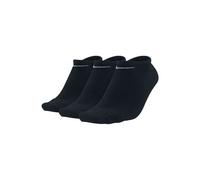 Niedrige Baumwollsocken Nike VALUE COTTON NO-SHOW (3 PAIRS) schwarz SX2554-001 - XL