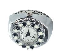 Niesel Schauen Sie sich den Ring an, sehen Sie die Ringe für Frauen von Damen Herren - Innovativer Vintage-Schmuck mit präziser Zeitmessung für Freunde und Kollegen, Schwarz, riferimento alla