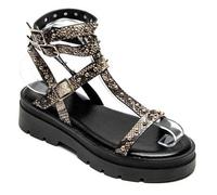 Nieten-Gladiator-Stil Sandalen mit dicker Sohle und verstellbarem Riemen