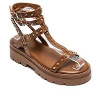 Nieten-Gladiator-Stil Sandalen mit dicker Sohle und verstellbarem Riemen