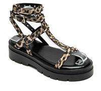 Nieten-Gladiator-Stil Sandalen mit dicker Sohle und verstellbarem Riemen