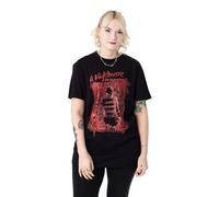 Nightmare On Elm Street Unisex Schwarz Grafik T-Shirt | Freddy Krueger Dreams Kurzarm-T-Shirt | Horrorfilm-Merchandise | Klassische Retro-Albtraumbekleidung für Männer und Frauen