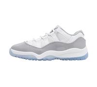 Nike 11 Retro Low Ps Sneaker, White/University Blue/Cement Grey, 34 EU