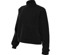 Nike 24.7 Impossiblysoft Oversize-Oberteil Mit Dri-Fit-Technologie Und Halbreißverschluss (Damen), Black/Dk Smoke Grey, HQ8188-010, XL