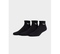 Nike 3er-Pack Cushioned Viertelsocken - Herren, Schwarz - 38 - 42