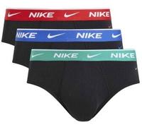 Nike 3P Everyday Essentials Cotton Stretch Hip Brief Rot/Grün Baumwolle X-Small Herren
