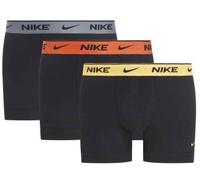 Nike 3P Everyday Essentials Cotton Stretch Trunk D1 Schwarz/Grau/Rot Baumwolle Large Herren