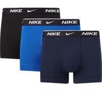 Nike Herren Everyday Cotton Stretch Trunks 3Pk, Obsidian/Game Royal/Black, L