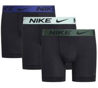 Herren Boxershorts Nike Dri-Fit Essential Micro Brief 3P - black mint/deep royal blue/fir green - Schwarz (M)