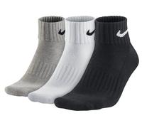 Nike 3PPK VALUE COTTON QUARTER S,M Socken S schwarz