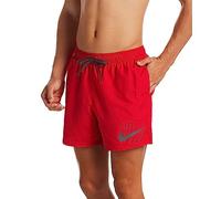 Nike - 5 Volley Short Costume da Bagno da Uomo Uomo NESSA566 Rosso (University Red) XS
