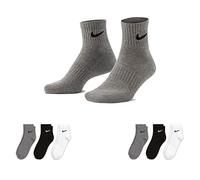 Nike Damen/Herren/Unisex Everyday Lightweight Training Ankle Socks (3 Pairs) S bunt