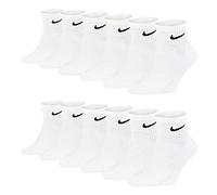 NIKE 6 Paar Everyday Cushioned Ankle Unisex Socken Farbe: Weiß; Größe: S | EUR 34-38 | UK 2-5
