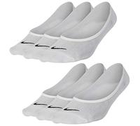 Nike 6 Paar Everyday Lightweight Footie Socken Füßlinge Damen SX4863, Farbe:Weiss, Socken Neu:38-42