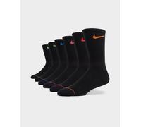 Nike 6-Pack Elevated Crew Socks - Damen, Schwarz - 38 - 42