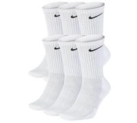 NIKE 6 X Socken 2 X 3er Pack SX4508 SX7664 BB, Farbe:Weiß, Größe:L = 42-46