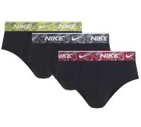 Nike 6P Everyday Essentials Cotton Stretch Hip Brief Rot/Grau Baumwolle Small Herren