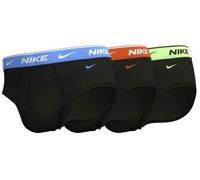 Nike 6P Everyday Essentials Cotton Stretch Hip Brief Schwarz/Orange Baumwolle Small Herren
