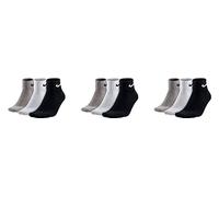 NIKE 9 Paar Socken One Quater Socks Herren Damen Kurze Socke Knöchelhoch, Farbcode + Farbe:A27 9 Paar bunt, Größe:46-50